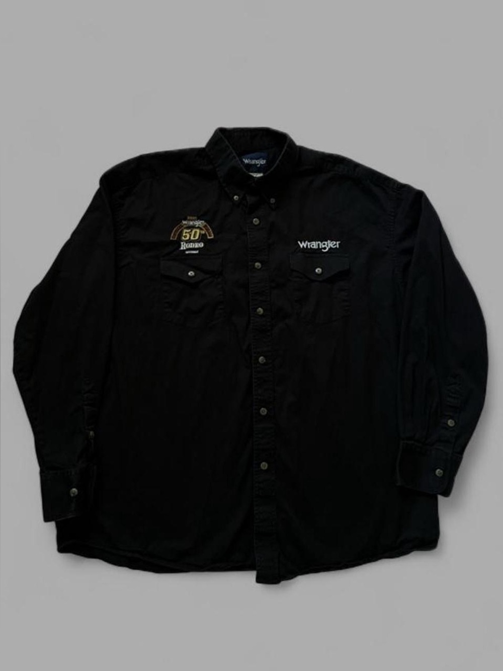 2008 Wrangler PCRA 50th Rodeo Western Long Sleeve Button Down Shirt. Size XL.